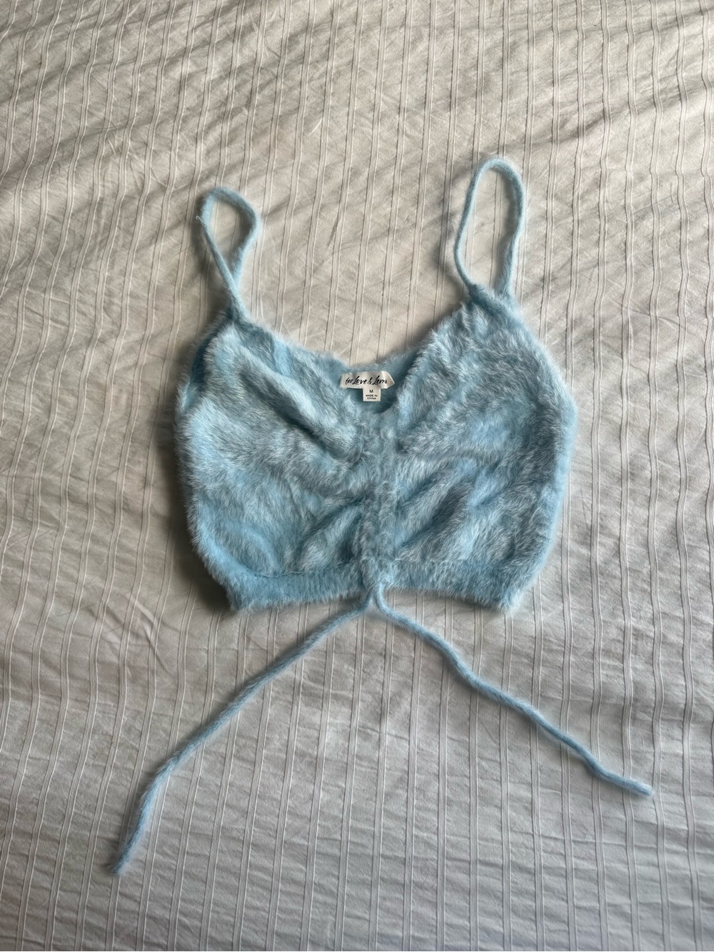 NWOT For Love and Lemons Crop Soft Top